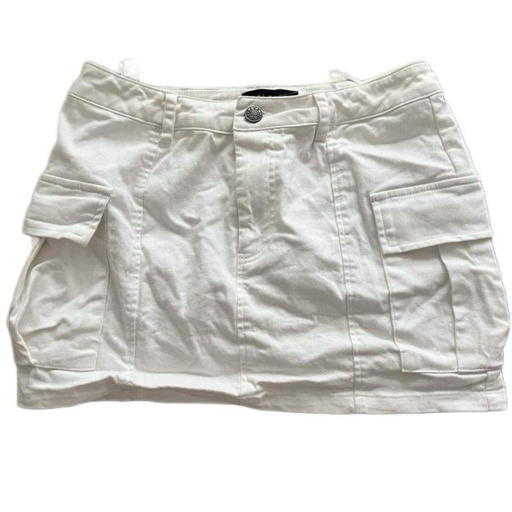 Blue Blush Ivory Mini Skirt